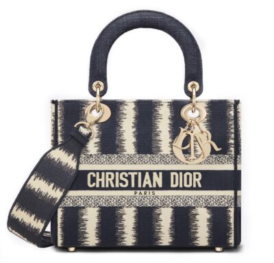 Сумка Dior Lady D lite Темно синяя N