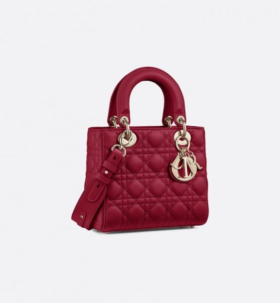 Сумка Dior Lady My Abcdior Вишневая N