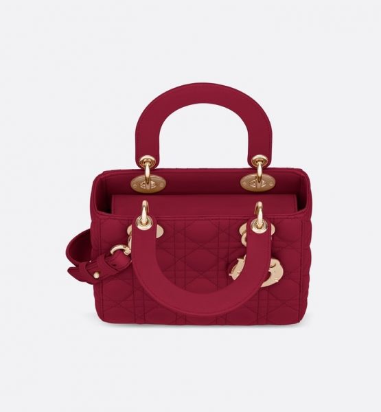 Сумка Dior Lady My Abcdior Вишневая N