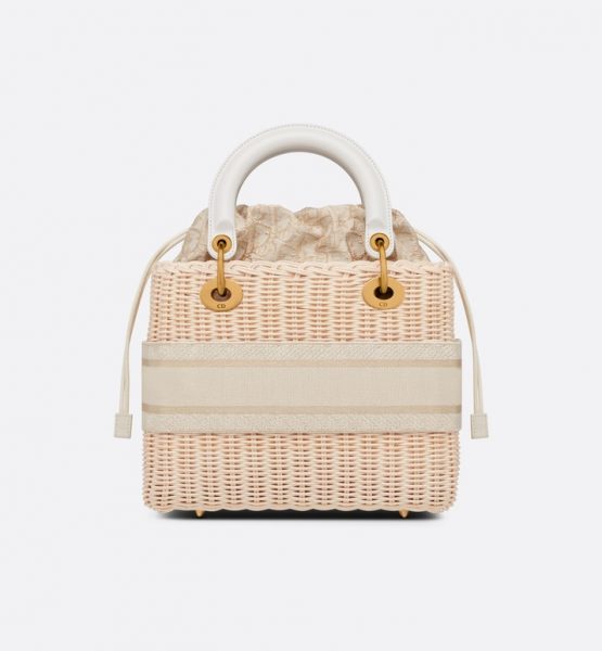 Сумка Dior Lady Бежевая N