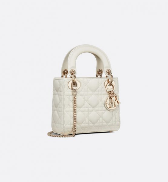 Сумка Dior Lady Кремовая N