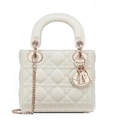 Сумка Dior Lady Кремовая N