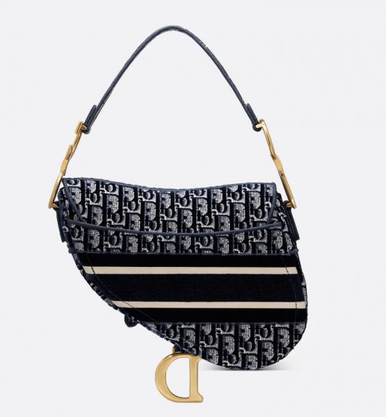 Сумка Dior Saddle Синяя N