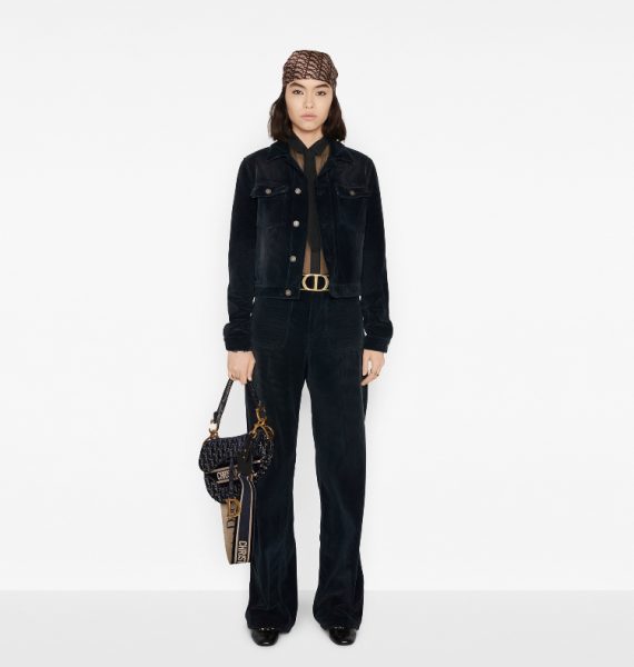 Сумка Dior Saddle Синяя N