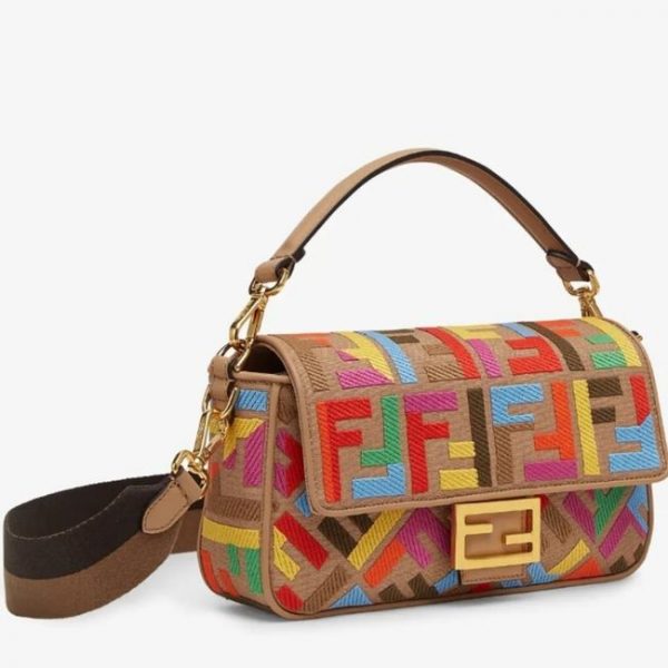 Сумка Fendi Baguette Коричневая N