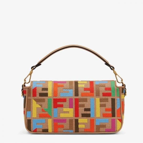 Сумка Fendi Baguette Коричневая N