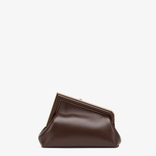 Сумка Fendi First Темно коричневая N