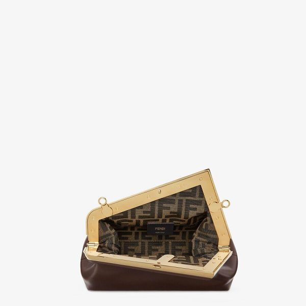 Сумка Fendi First Темно коричневая N