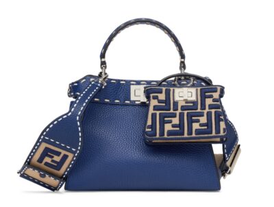 Сумка Fendi Peekaboo Iconic Mini Синяя N