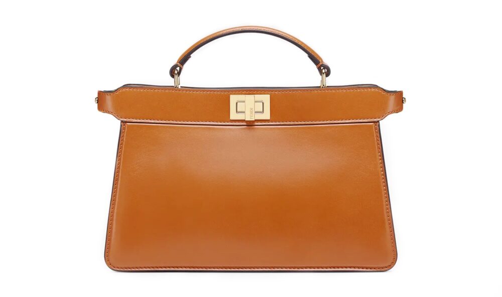 Сумка Fendi Peekaboo Iseeu East west Коричневая N