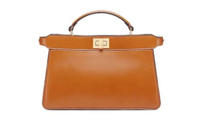 Сумка Fendi Peekaboo Iseeu East west Коричневая N
