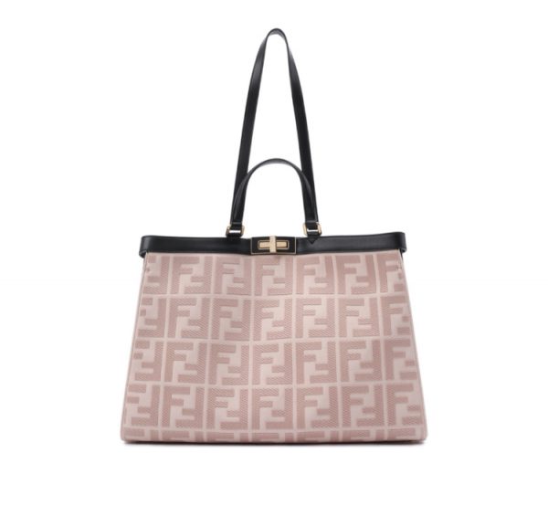 Сумка Fendi Peekaboo X tote Светло розовая N