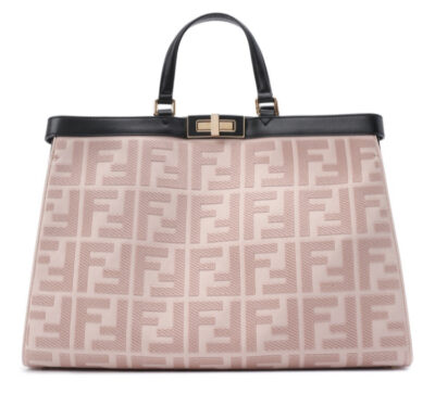 Сумка Fendi Peekaboo X tote Светло розовая N