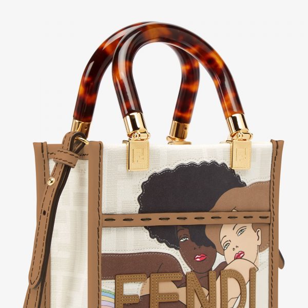 Сумка Fendi Sunshine Белая N
