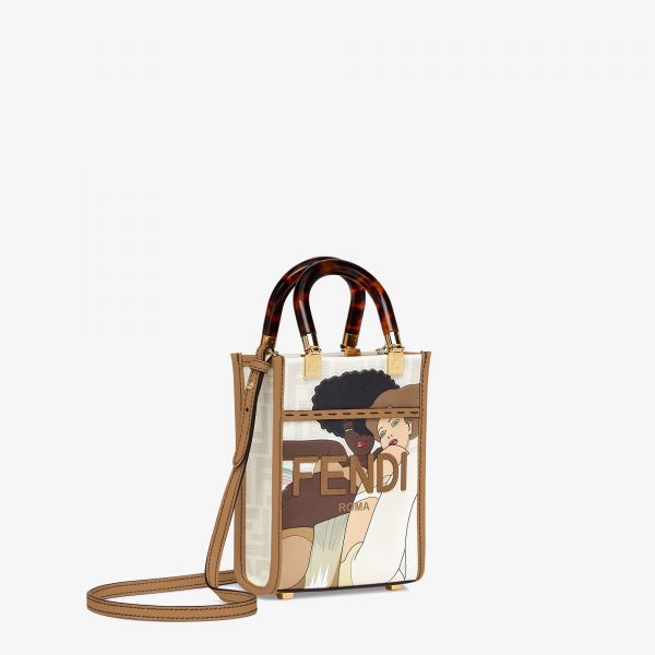 Сумка Fendi Sunshine Белая N