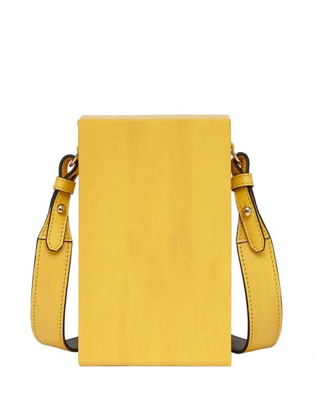 Сумка Fendi Vertical Box Желтая N