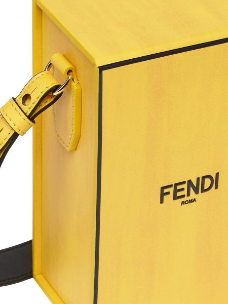 Сумка Fendi Vertical Box Желтая N