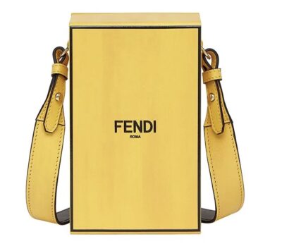 Сумка Fendi Vertical Box Желтая N