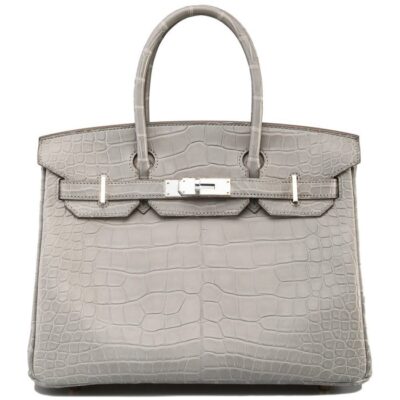 Сумка Hermes Birkin Серая N
