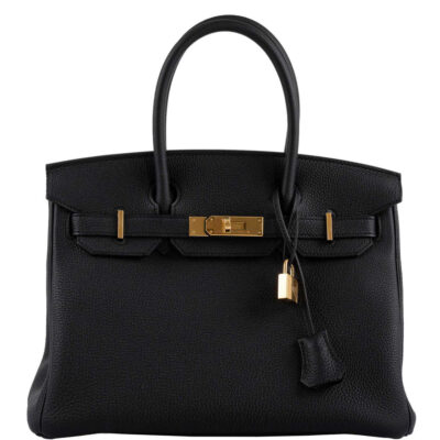 Сумка Hermes Birkin Birkin Black Togo Gold Hardware Черная N