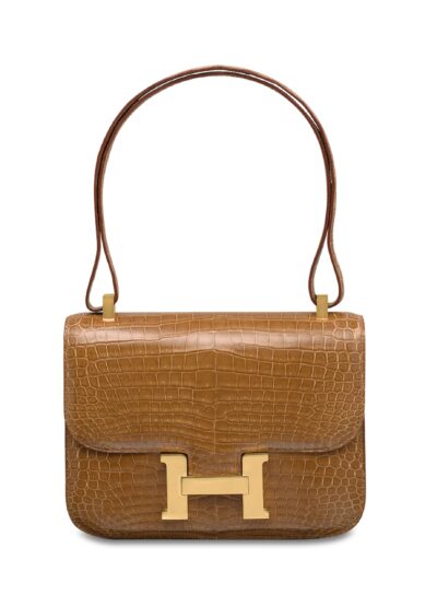 Сумка Hermes Constance Коричневая N scaled