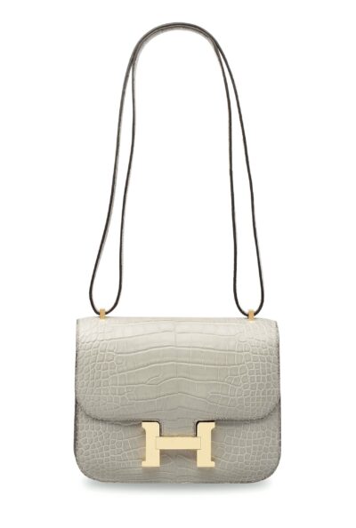 Сумка Hermes Constance Серая N scaled