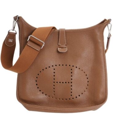Сумка Hermes Evelyne Gm Iii Коричневая N