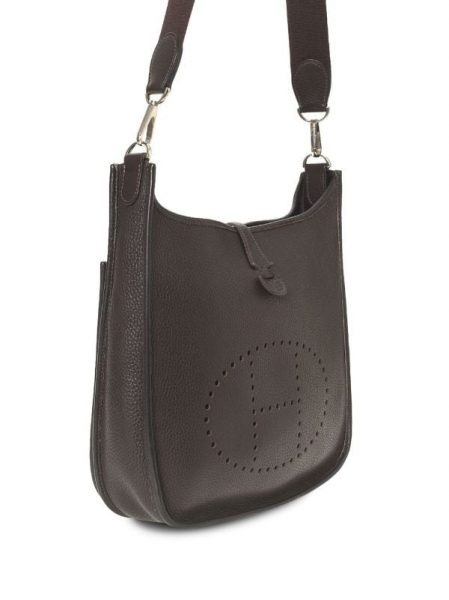 Сумка Hermes Evelyne Ii Pm Темно коричневая N