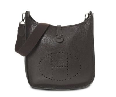 Сумка Hermes Evelyne Ii Pm Темно коричневая N