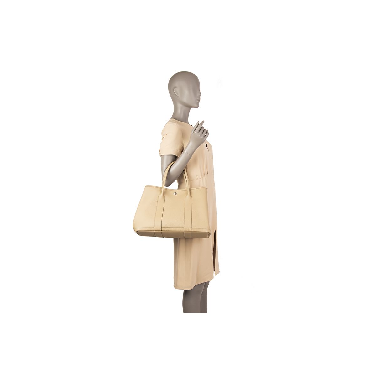 Сумка Hermes Garden Party Bag Кремовая N