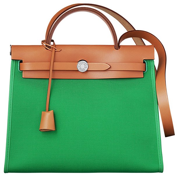 Сумка Hermes Herbag Zip Зеленая N