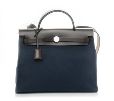 Сумка Hermes Herbag Zip Темно синяя N