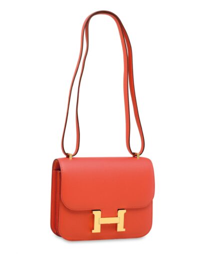 Сумка Hermes Herm Оранжевая N scaled