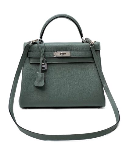 Сумка Hermes Herm Темно зеленая N