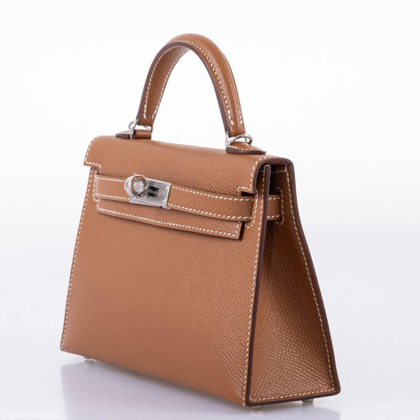 Сумка Hermes Kelly Mini Sellier Коричневая N