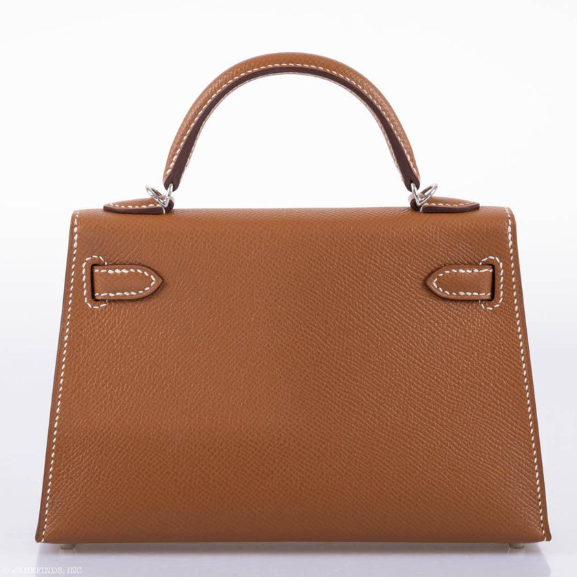Сумка Hermes Kelly Mini Sellier Коричневая N