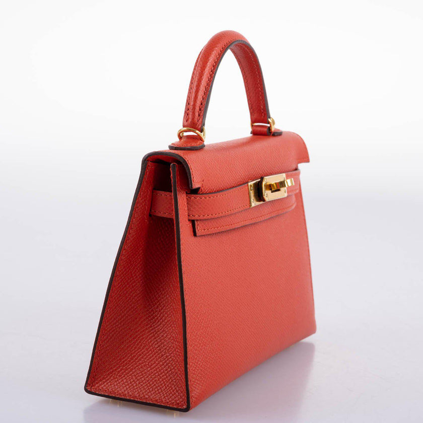 Сумка Hermes Kelly Mini Sellier Красная N