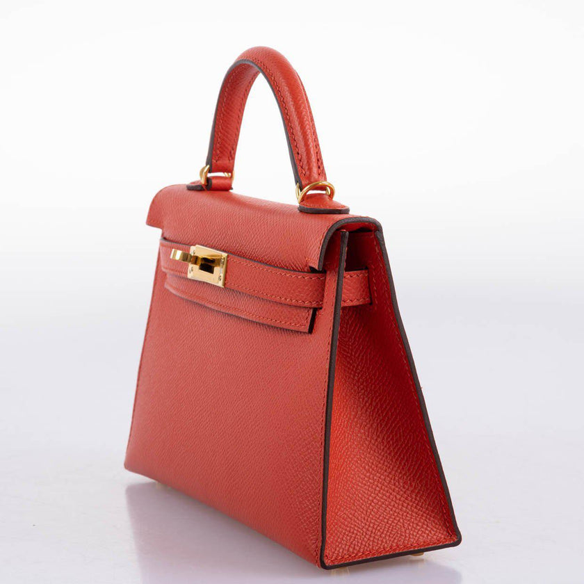 Сумка Hermes Kelly Mini Sellier Красная N