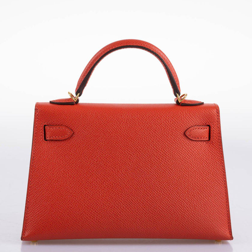 Сумка Hermes Kelly Mini Sellier Красная N