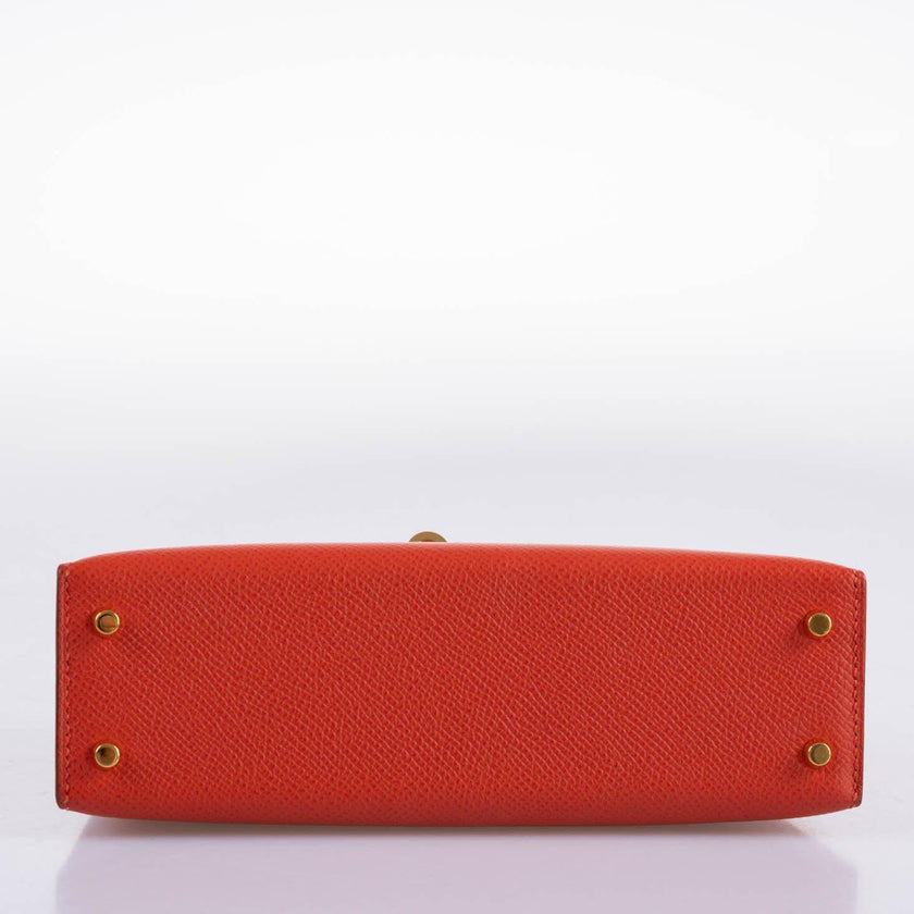Сумка Hermes Kelly Mini Sellier Красная N
