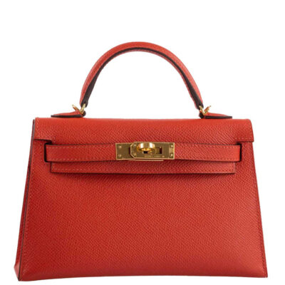 Сумка Hermes Kelly Mini Sellier Красная N