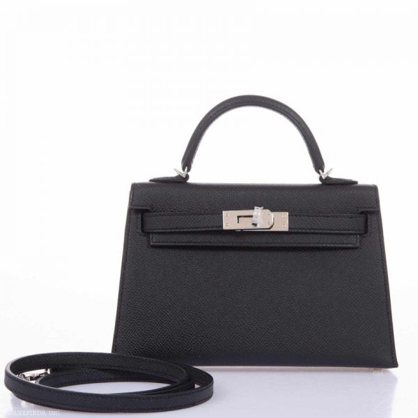 Сумка Hermes Kelly Mini Sellier Черная N