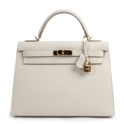 Сумка Hermes Kelly Epsom Craie Белая N