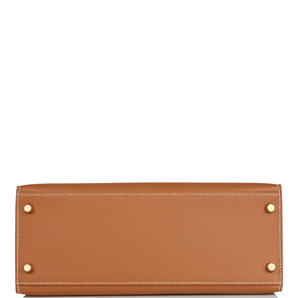 Сумка Hermes Kelly Sellier Gold Madame Коричневая N