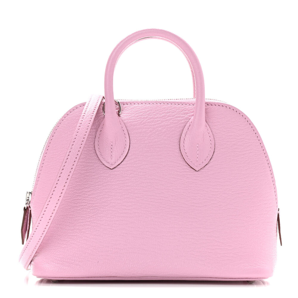 Сумка Hermes Mini Bolide Ch Розовая N