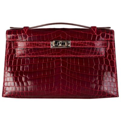 Сумка Hermes Rouge H Бордовая N