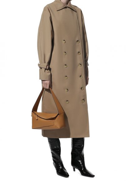Сумка Loewe Puzzle Hobo Коричневая N