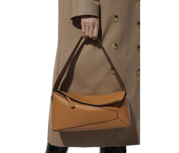 Сумка Loewe Puzzle Hobo Коричневая N