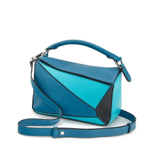 Сумка Loewe Puzzle Small Bag Dark Lagoon N