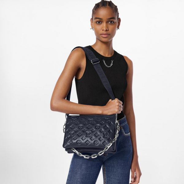 Сумка Louis Vuitton Coussin Pm Темно синяя N